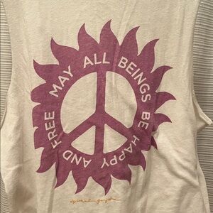 Spiritual Gangster White Tee with Purple Design